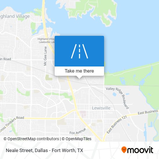 Neale Street map