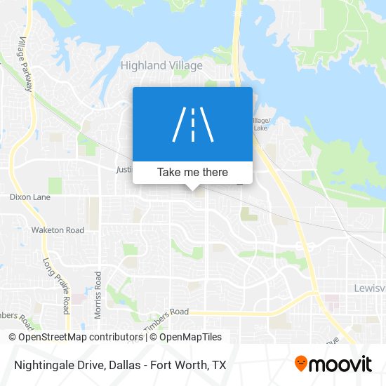Nightingale Drive map