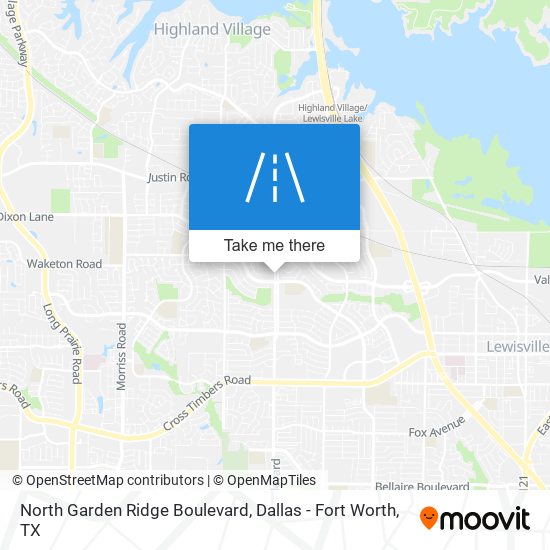 North Garden Ridge Boulevard map