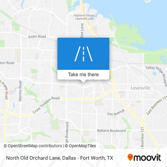 Mapa de North Old Orchard Lane