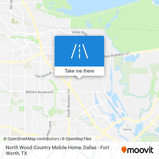 North Wood Country Mobile Home map