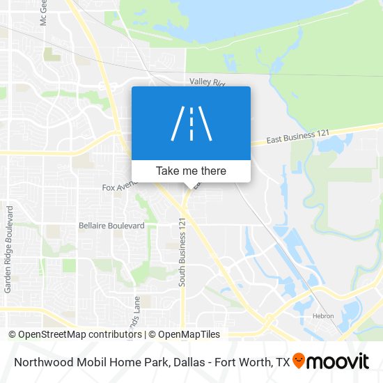 Northwood Mobil Home Park map