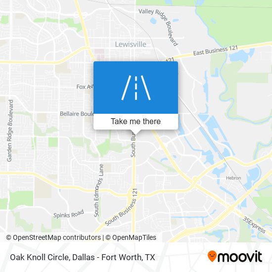 Oak Knoll Circle map