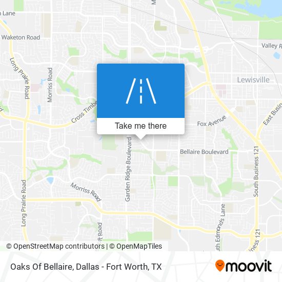 Oaks Of Bellaire map