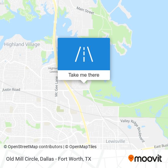 Old Mill Circle map