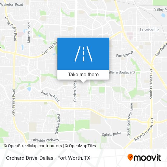 Orchard Drive map