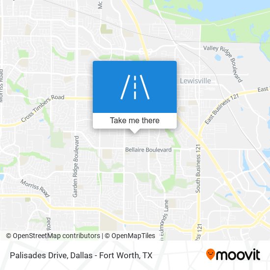 Palisades Drive map
