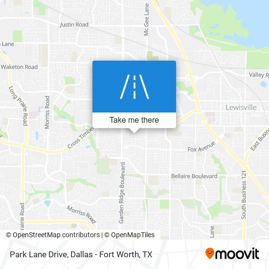 Park Lane Drive map