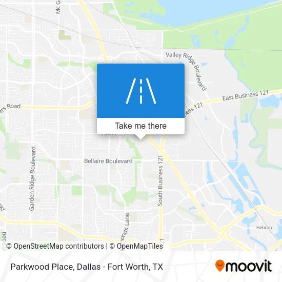 Parkwood Place map