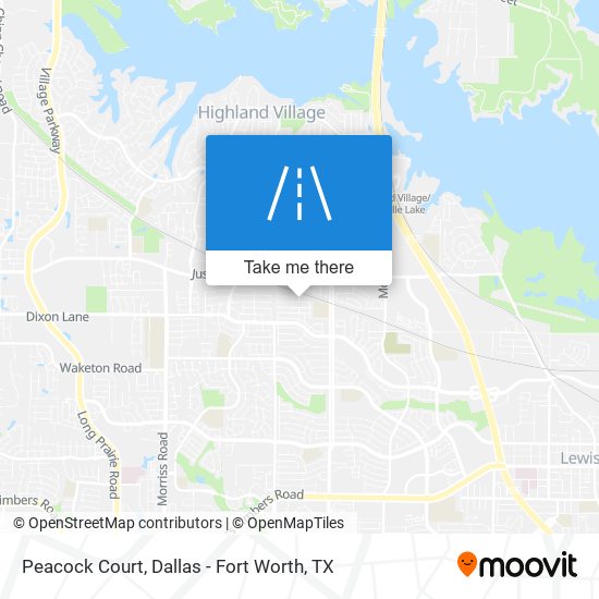 Peacock Court map