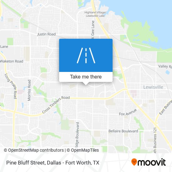Mapa de Pine Bluff Street