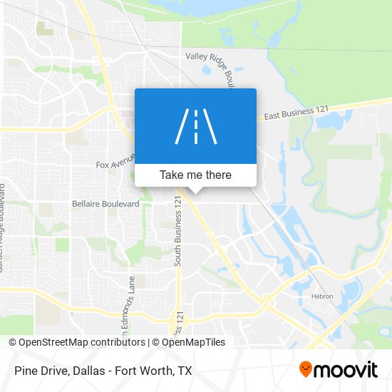 Mapa de Pine Drive