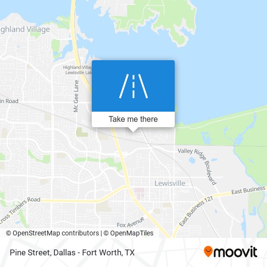 Mapa de Pine Street