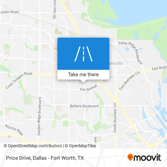 Price Drive map