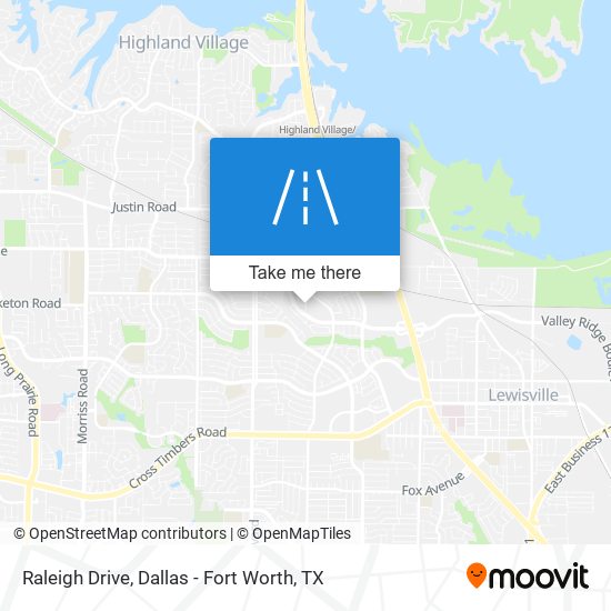 Mapa de Raleigh Drive