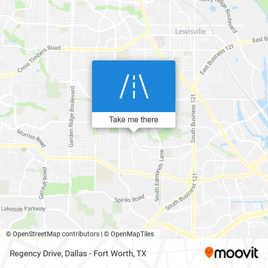 Regency Drive map