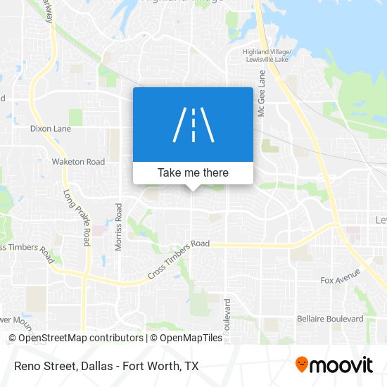 Reno Street map