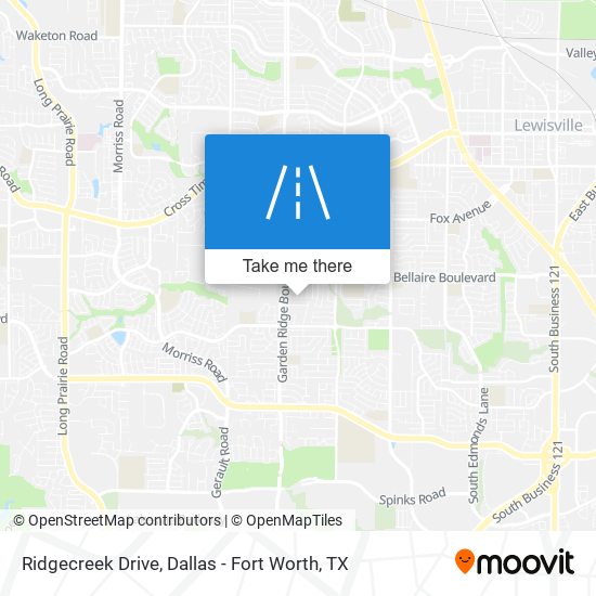 Mapa de Ridgecreek Drive