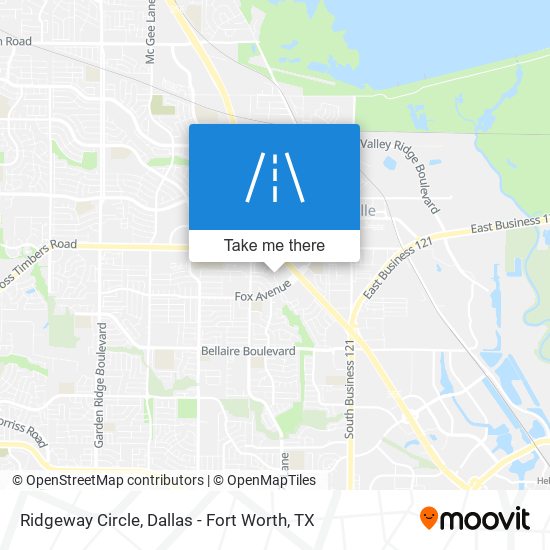 Ridgeway Circle map