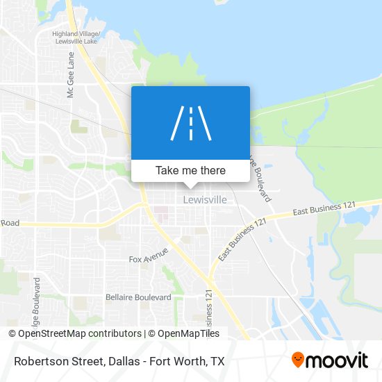 Robertson Street map