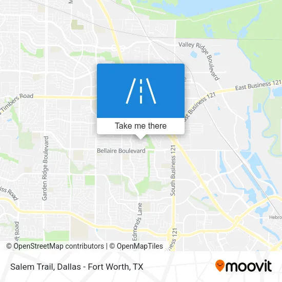 Salem Trail map