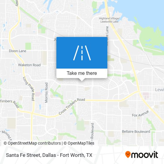Santa Fe Street map