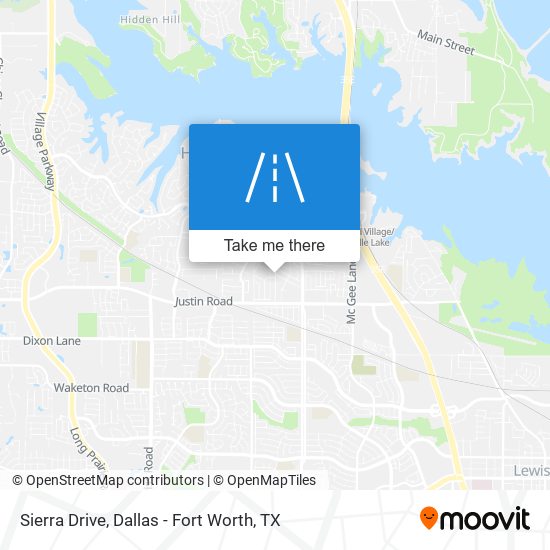 Mapa de Sierra Drive