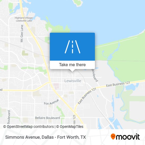 Simmons Avenue map