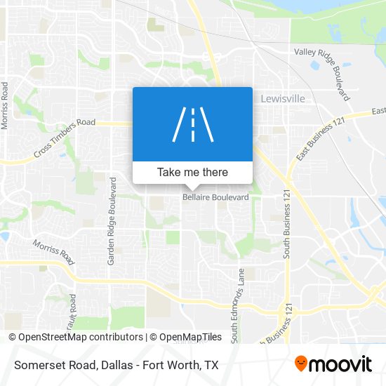 Somerset Road map