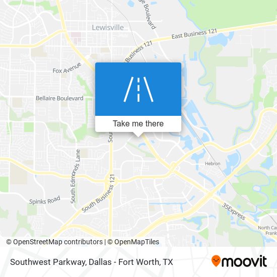Southwest Parkway map