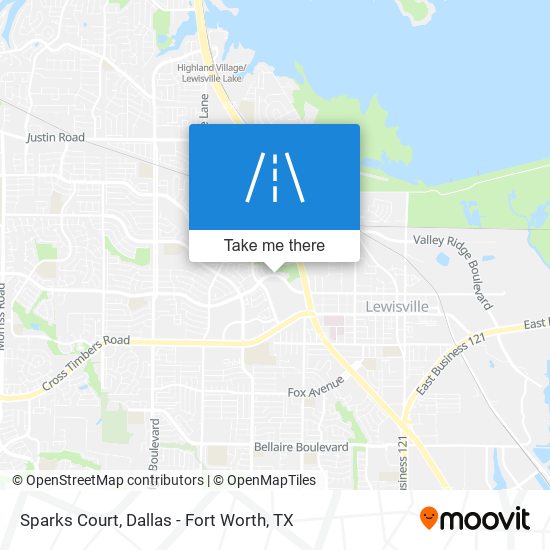 Sparks Court map