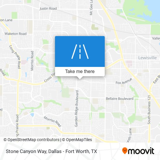 Stone Canyon Way map