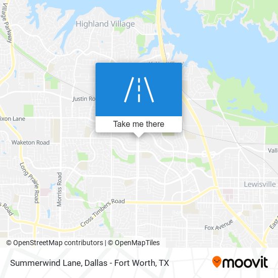 Summerwind Lane map