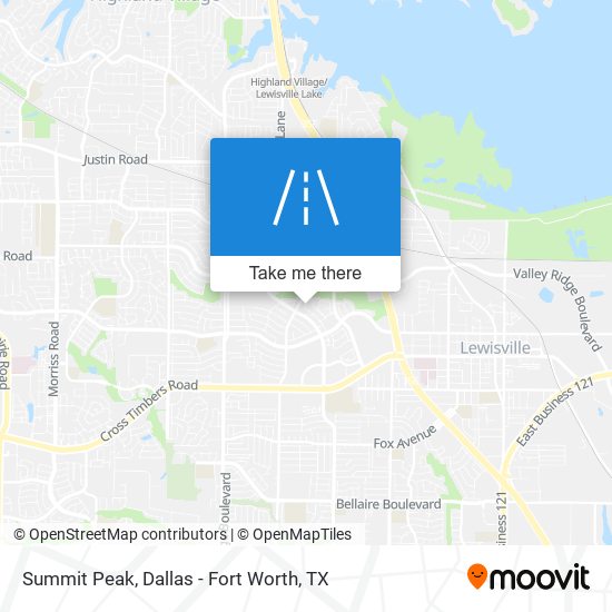 Summit Peak map