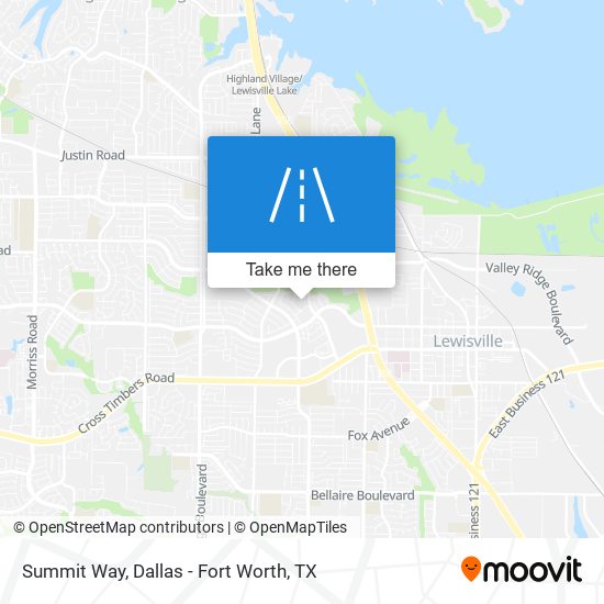 Summit Way map