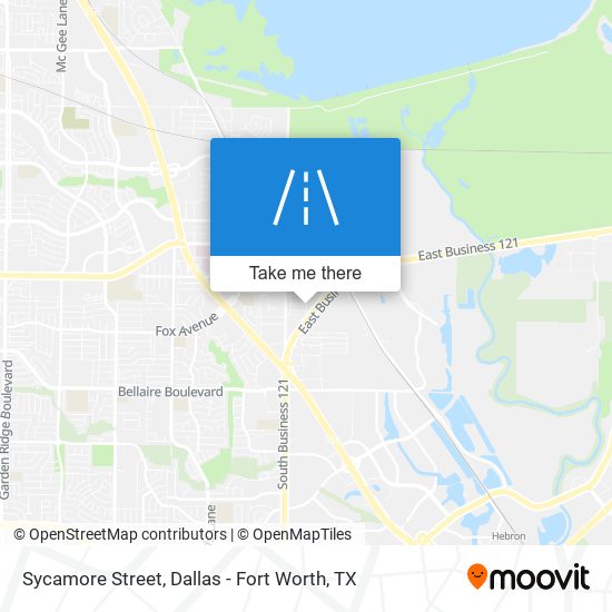 Sycamore Street map