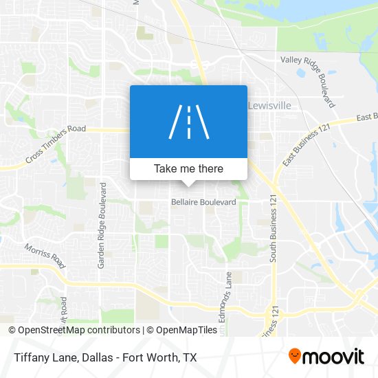 Tiffany Lane map