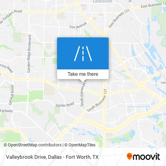 Valleybrook Drive map