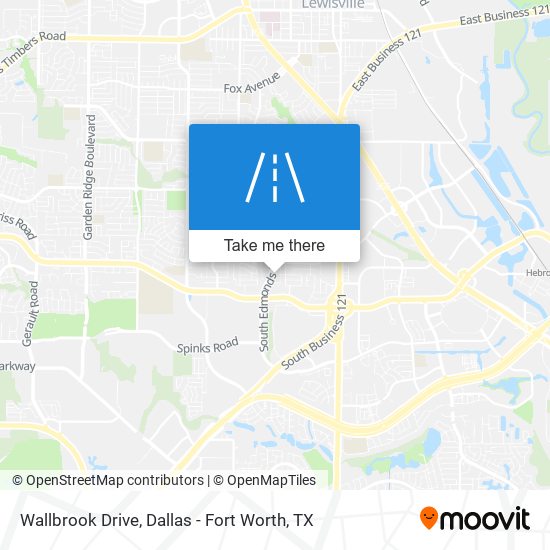 Wallbrook Drive map