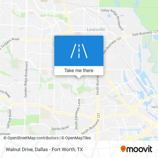 Walnut Drive map