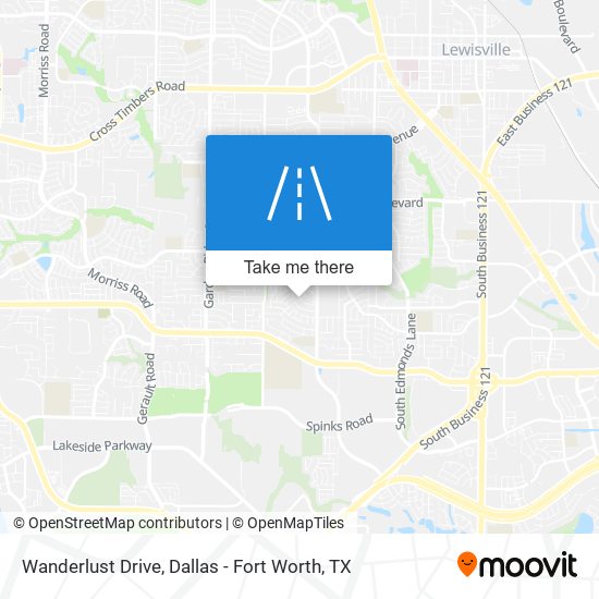 Wanderlust Drive map