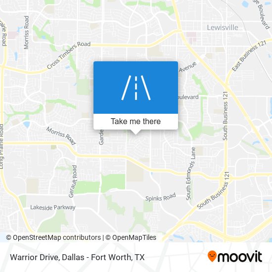 Warrior Drive map