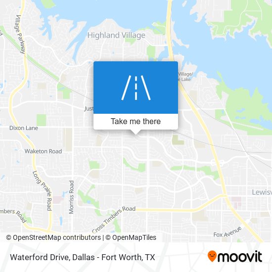 Waterford Drive map
