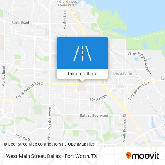 West Main Street map