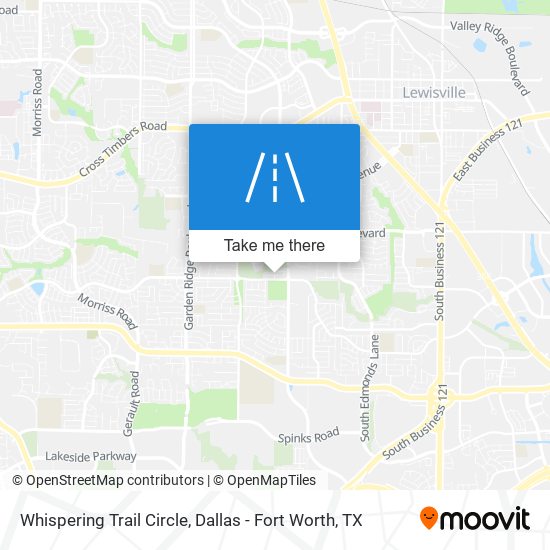 Mapa de Whispering Trail Circle