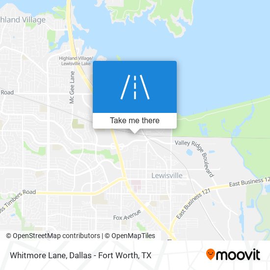 Mapa de Whitmore Lane