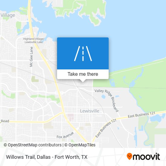 Willows Trail map