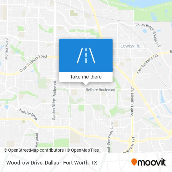 Woodrow Drive map