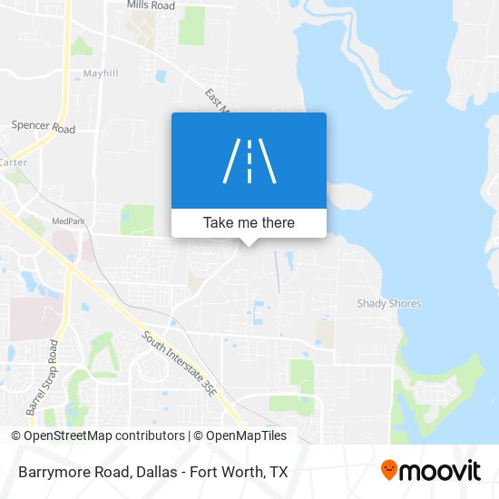 Barrymore Road map