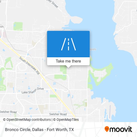 Bronco Circle map
